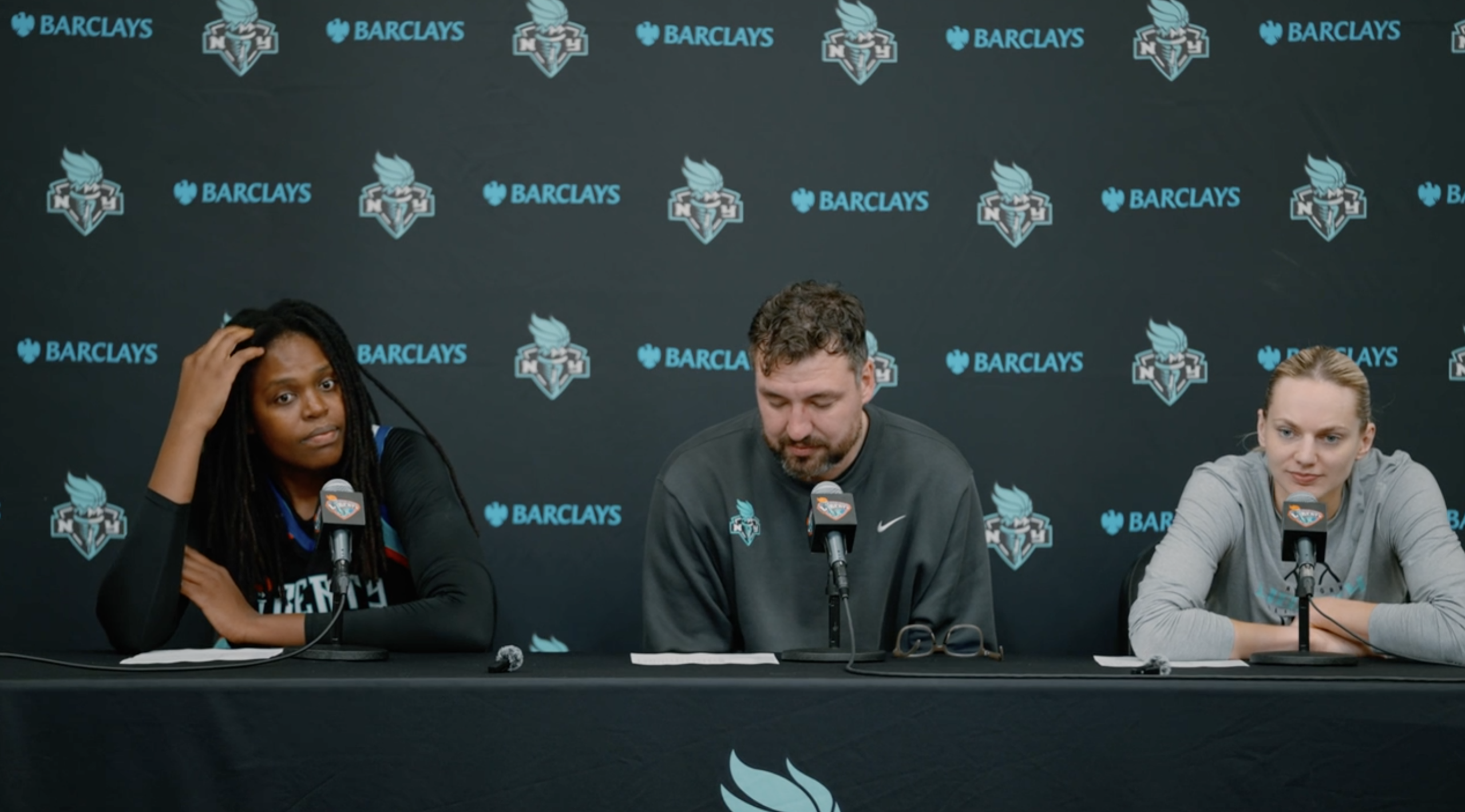 Jonquel Jones, Marine Johannès, & Coach Chris DeMarco | Post Game Press Conference | May 27, 2026